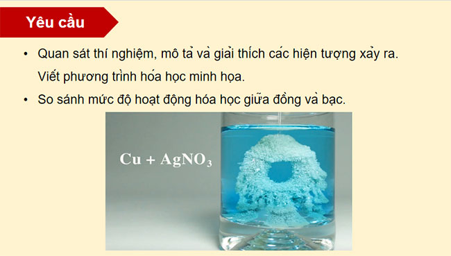 Giáo án Hóa học 9 Bài 16 Dãy hoạt động hoá học