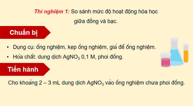 Giáo án Hóa học 9 Bài 16 Dãy hoạt động hoá học