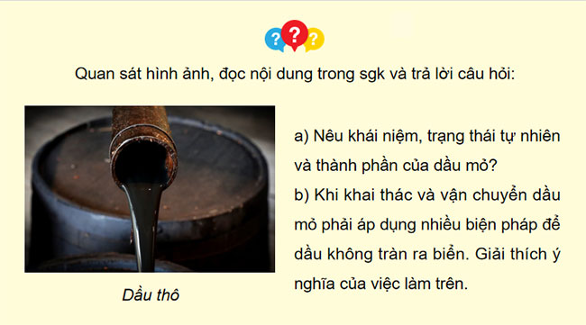 PowerPoint Khoa học tự nhiên 9 Bài 22: Nguồn nhiên liệu