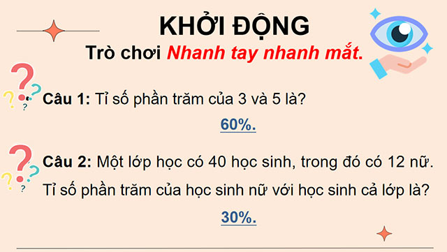 PowerPoint dạy thêm Tìm tỉ số phần trăm của hai số