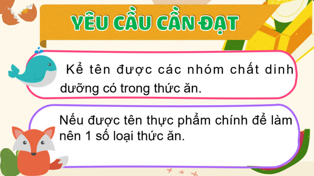 PowerPoint Khoa học 4 Bài 23: Vai trò của chất dinh dưỡng đối với cơ thể