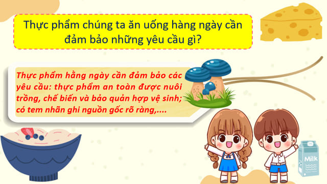 Giáo án Bài 26: Thực phẩm an toàn