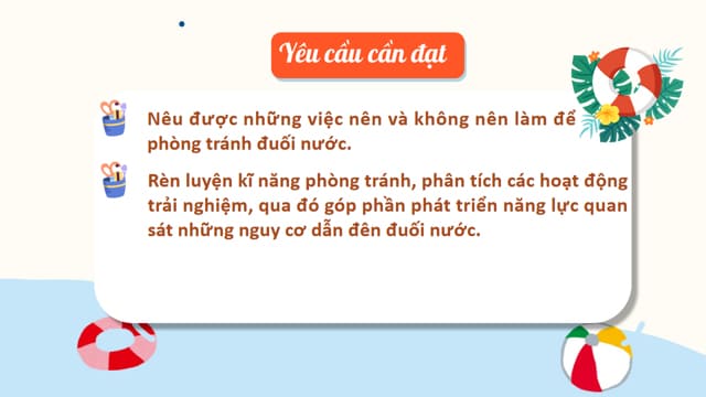 PowerPoint Bài 27: Phòng tránh đuối nước