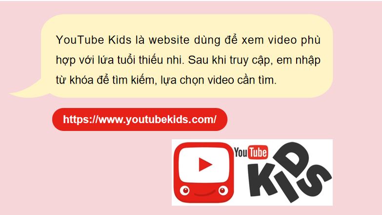 Giáo án Tin học 5 Bài 1: Sử dụng website YouTube Kids