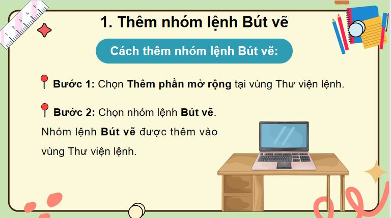 PowerPoint Bài 1: Nhóm lệnh bút vẽ