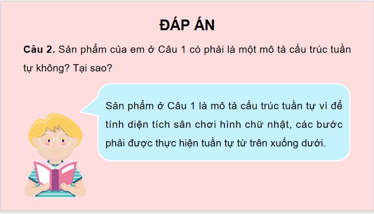 Tin học 5 Chân trời sáng tạo Bài 9: Cấu trúc tuần tự