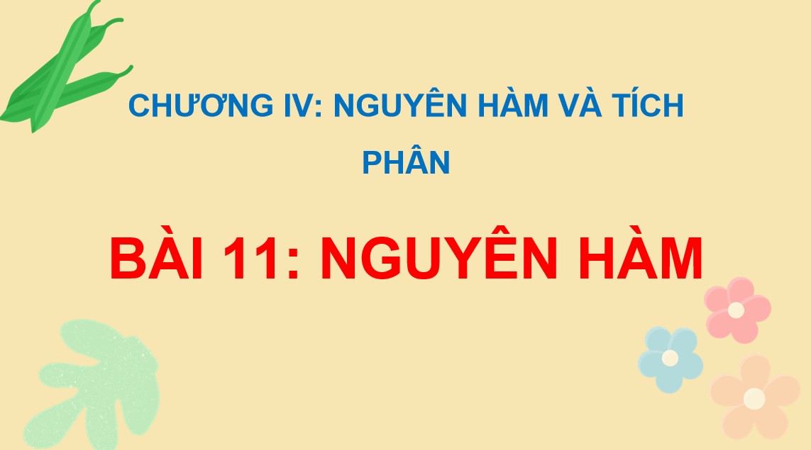 Giáo án PowerPoint Toán 12 KNTT Bài 11