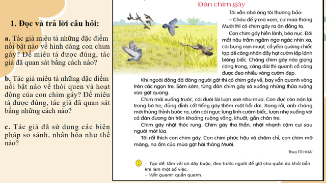 PowerPoint Tiếng Việt 4 Bài 12: Luyện tập tả con vật