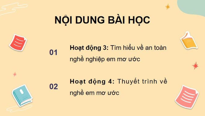 PowerPoint Tuần 28 Chủ đề 9: Nghề em mơ ước