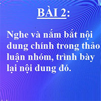 PowerPoint Ngữ Văn 8 Bài 2: Nghe và nắm bắt nội dung chính trong thảo luận nhóm, trình bày lại nội dung đó