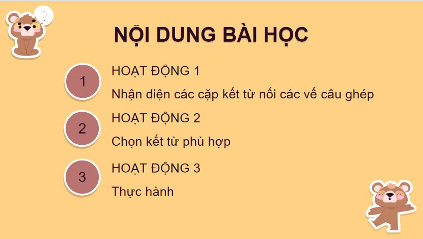 Cách nối các vế câu ghép (tiếp theo)