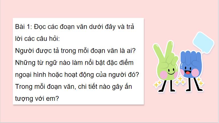 Viết đoạn văn tả người