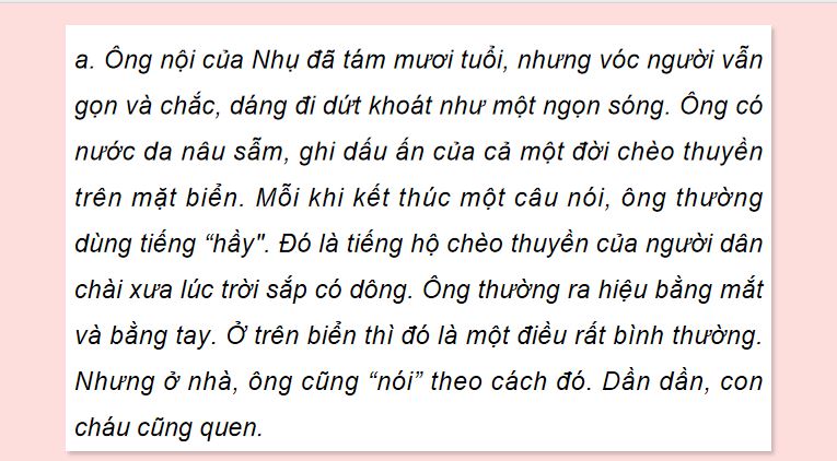 Viết đoạn văn tả người