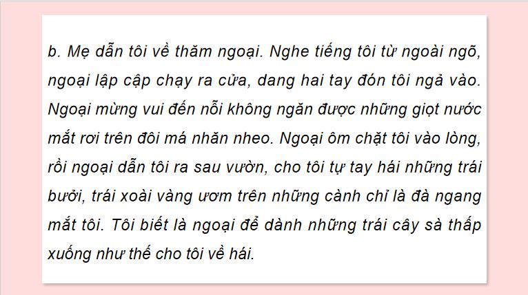 Viết đoạn văn tả người
