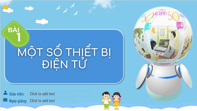 Giáo án PowerPoint Giáo dục kỹ năng công dân số lớp 1