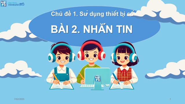 Bài giảng điện tử kĩ năng Công dân số lớp 1