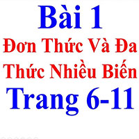 PowerPoint Toán 8 Bài 1: Đơn thức và đa thức nhiều biến