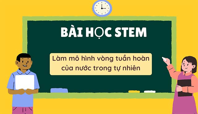 PowerPoint STEM Làm mô hình vòng tuần hoàn của nước trong tự nhiên