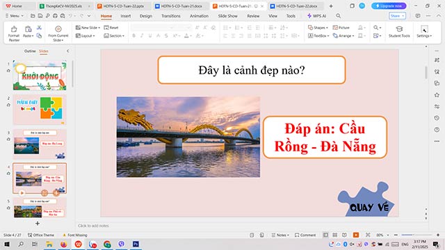 PowerPoint Hoạt động trải nghiệm 5 Tuần 21