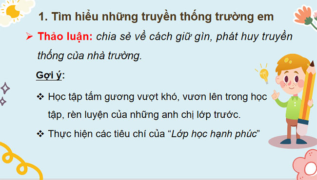 Giáo án Hoạt động trải nghiệm 7 Bài 2 Chủ đề 1