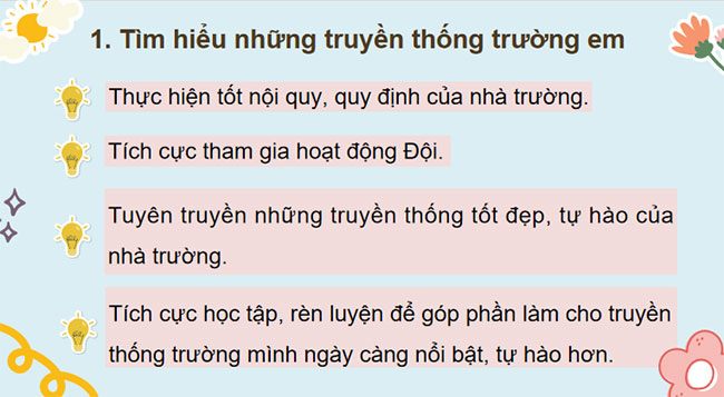 Giáo án Hoạt động trải nghiệm 7 Bài 2 Chủ đề 1