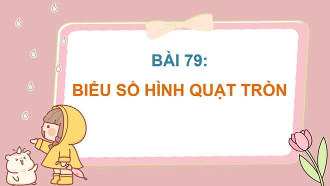 Giáo án PowerPoint Toán 5 Cánh Diều Bài 79: Biểu đồ hình quạt tròn