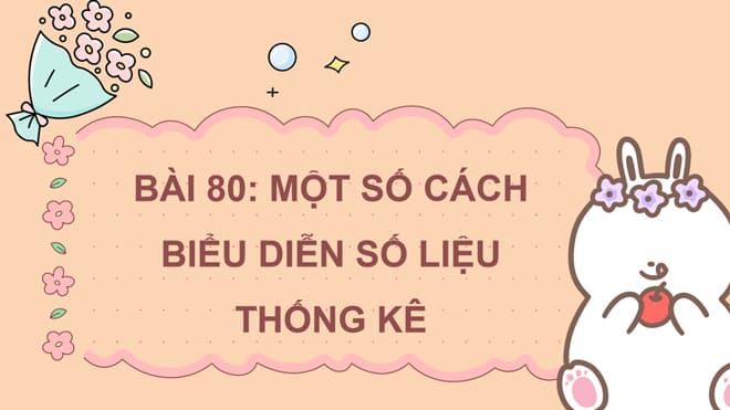 Giáo án PowerPoint Toán 5 Cánh Diều Bài 80: Một số cách biểu diễn số liệu thống kê