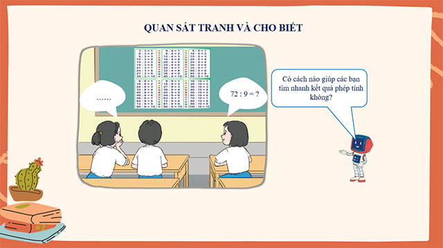 PowerPoint STEM Làm bảng nhân, chia tiện ích