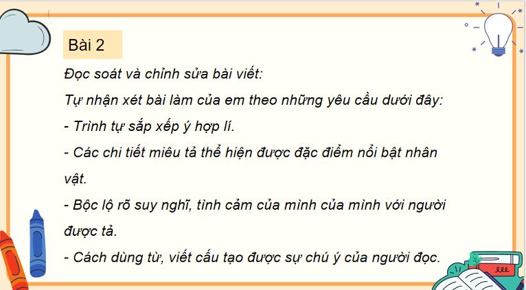 Viết bài văn tả người (Bài viết số 1)