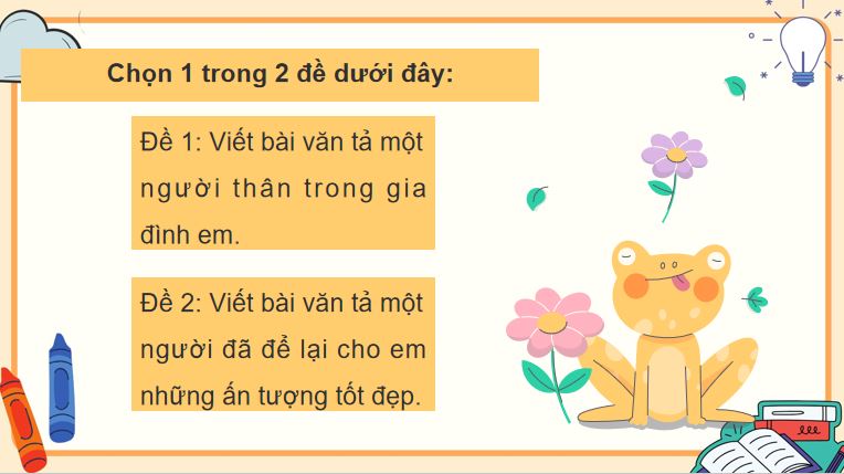 Viết bài văn tả người (Bài viết số 1)