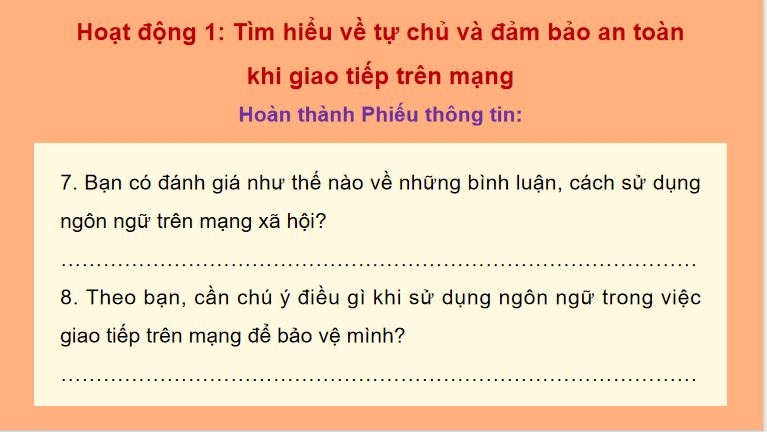 PowerPoint Hoạt động trải nghiệm 5 Tuần 23