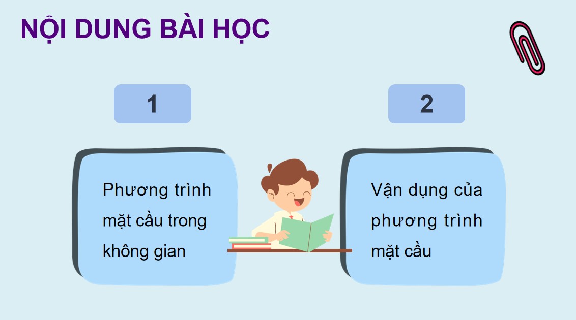 Giáo án PowerPoint Toán 12 CTST Bài Phương trình mặt cầu