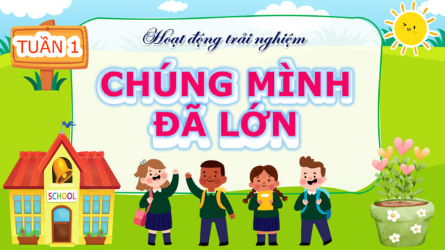 Giáo án PowerPoint Hoạt động trải nghiệm 5 Kết nối tri thức Học kì 1