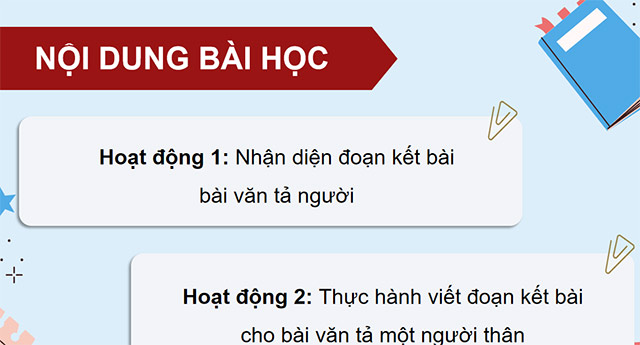 PowerPoint Viết đoạn kết bài cho bài văn tả người