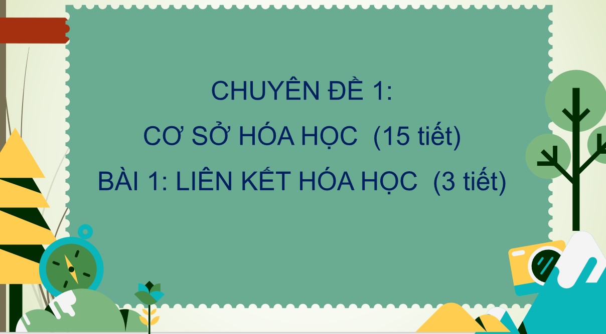 Giáo án PowerPoint chuyên đề 1 Hóa học 10 CTST