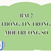 PowerPoint Tin học 8 Bài 2: Thông tin trong môi trường số