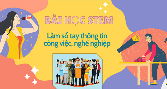 PowerPoint STEM Làm sổ tay thông tin công việc, nghề nghiệp