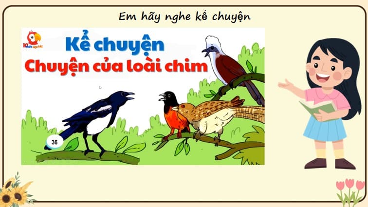 Bài giảng điện tử Tiếng Việt 4 Cánh Diều tiết Nói và nghe: Kể chuyện Chuyện của loài chim