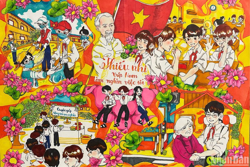 Bài dự thi Bác Hồ với thiếu nhi 2025