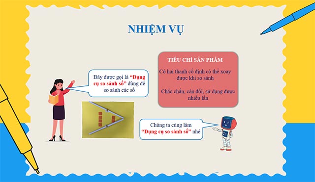 PowerPoint STEM Làm dụng cụ so sánh số