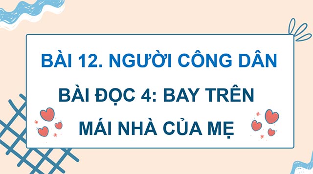 PowerPoint Bay trên mái nhà của mẹ