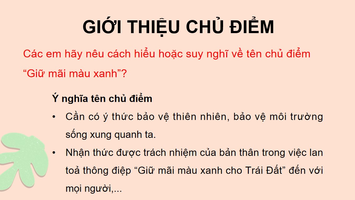 Giáo án điện tử Tiếng Việt 5 CTST Bài Điều kì diệu dưới những gốc anh đào