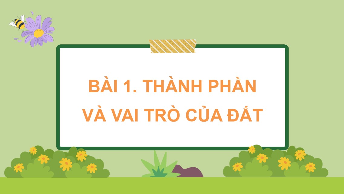 Giáo án PowerPoint Khoa học 5 CTST Bài 1