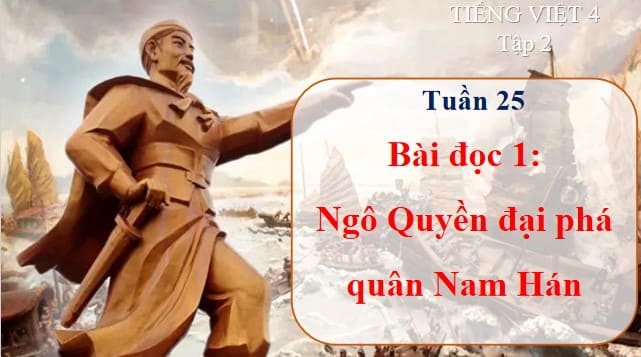 Powerpoint Tiếng Việt 4 Cánh Diều Bài 14 Đọc 1: Ngô Quyền đại phá Quân Nam Hán