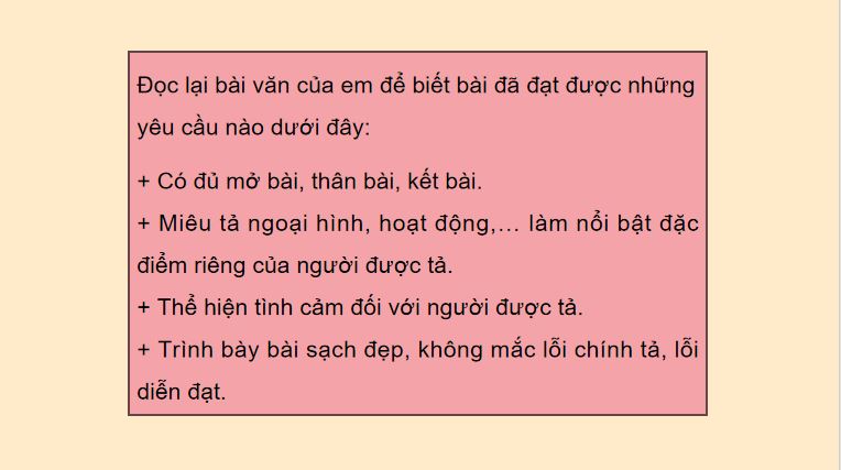 Bài 7: Đánh giá, chỉnh sửa bài văn tả người