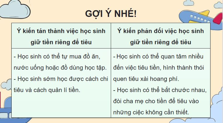 Bài 8: Những ý kiến khác biệt