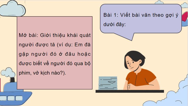 Bài 8: Viết bài văn tả người (Bài viết số 2)