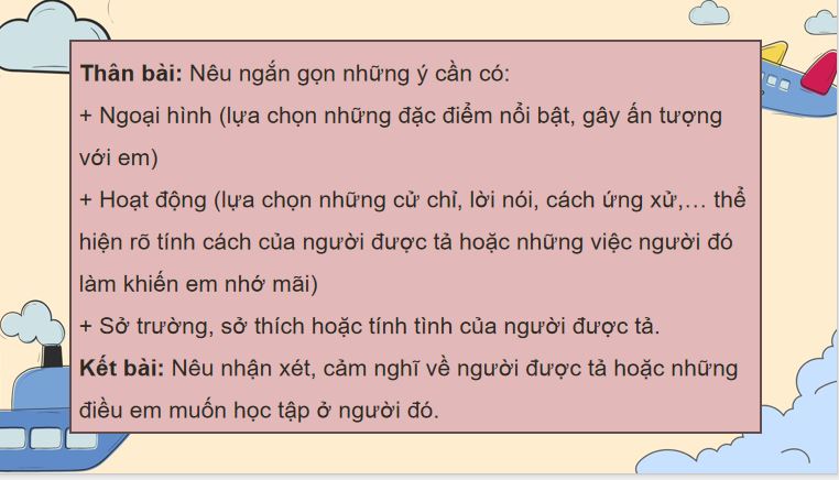 Bài 8: Viết bài văn tả người (Bài viết số 2)