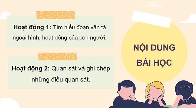 PowerPoint Luyện tập quan sát, tìm ý cho bài văn tả người