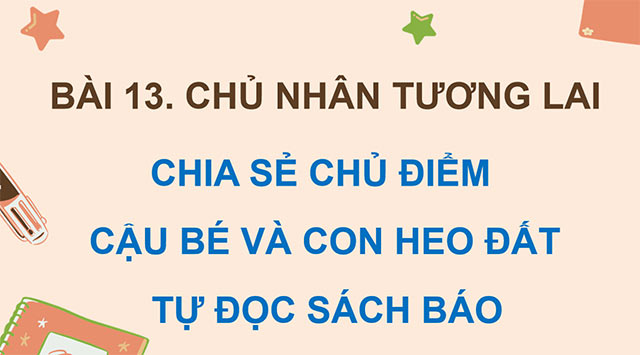 PowerPoint Cậu bé và con heo đất